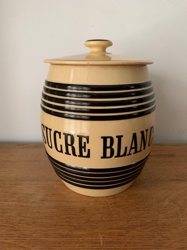 Antique french sugar - sugar, jar