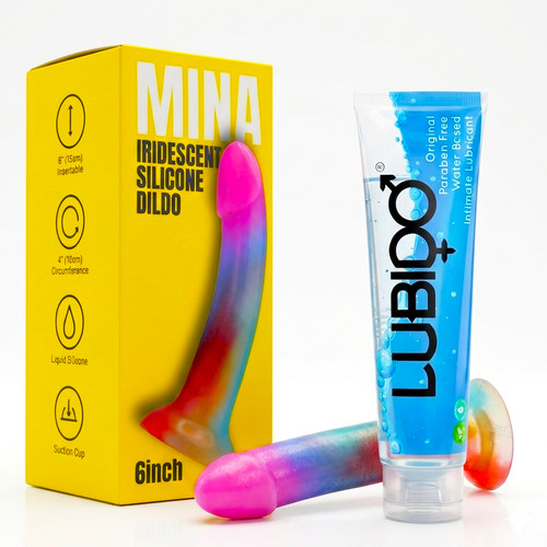 Silicone dildo sex toy - silicone, &