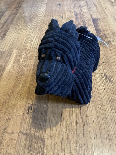 Matalan weighted black scottie - black,