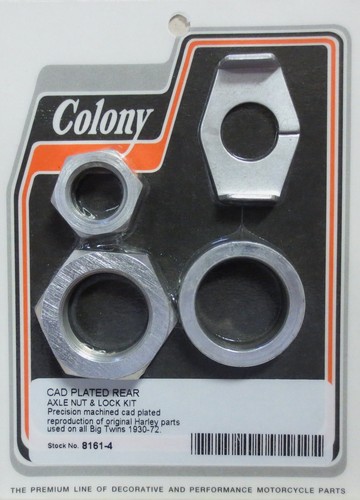 Rear axle nut kit - rear,