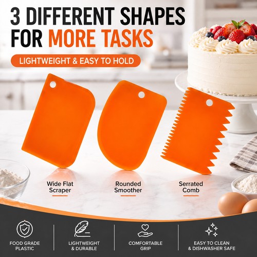 3pcs set plastic - 3pcs/set, scraper