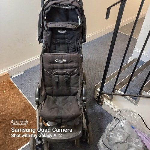 Double pram pushchair graco - pram,
