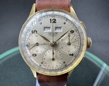 Rare 2543 Heuer Triple Date