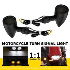 Black 12V 10mm LED Turn Signal