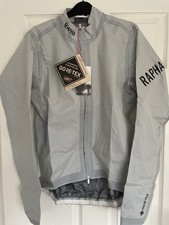 Rapha MEN'S PRO TEAM GORE-TEX LIGHTWEIGHT RAIN JACKET WHITE Size LARGE BNWT