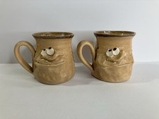 Pair of Vintage Ugly Mugs -