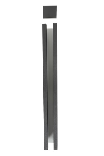 Slotted concrete post end - slotted,