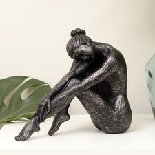 Sitting Lady Figurine Antique