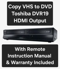 Toshiba VHS DVD Recorder Copy