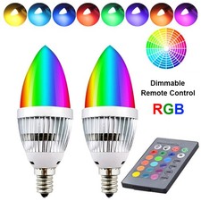 3W RGB LED Candle Bulb 16