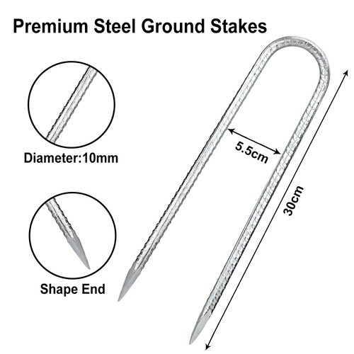 Turf pin shaped tent pegs - turf,