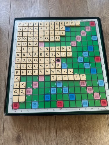 Scrabble deluxe with - scrabble,