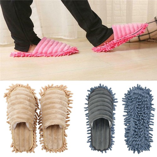Pair mop slippers lazy - slippers, floor
