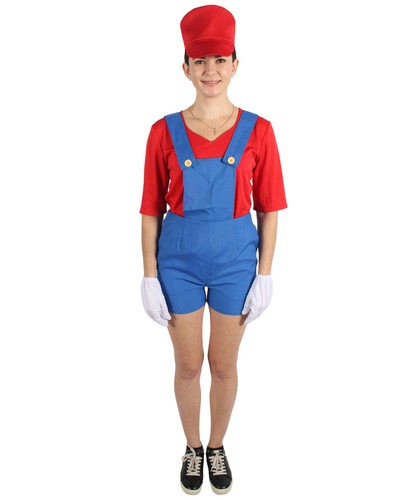 Women mario costume super - mario,