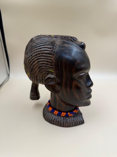 Tribal ebony wood carved - wood,