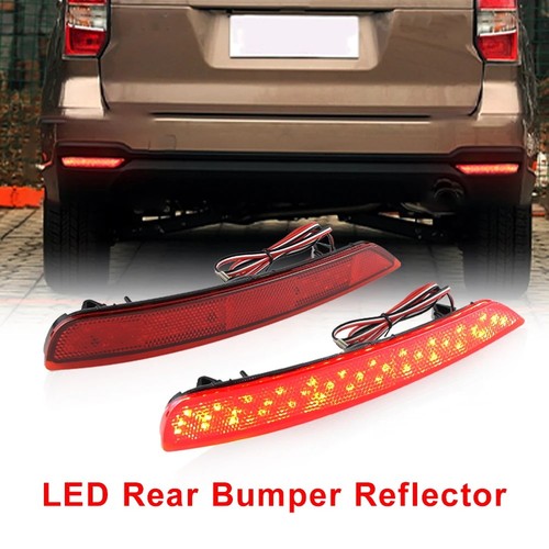 Red rear bumper reflector - rear,