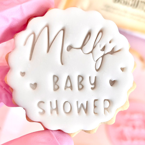 Customised fondant stamp