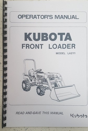 Kubota front loader la211 - kubota,