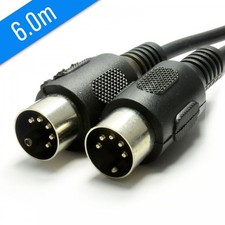MIDI 5 Pin DIN Plug to 5 Pin