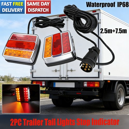 Car trailer towing led lights - car,