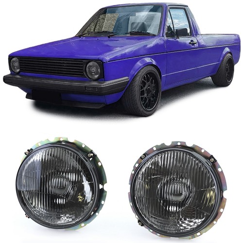 Headlight left right black - h4,