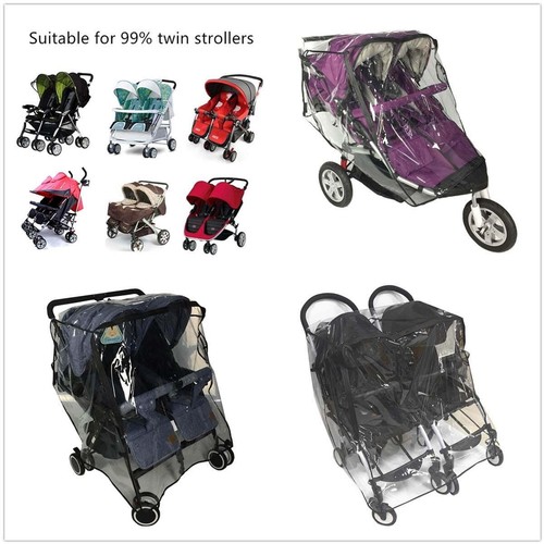 Double twins stroller - stroller, rain