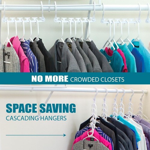 Space saving hangers multi - space,