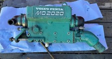 Volvo Penta MD2020 heat exchanger and Exhaust Elbow alternator bracket 3581925