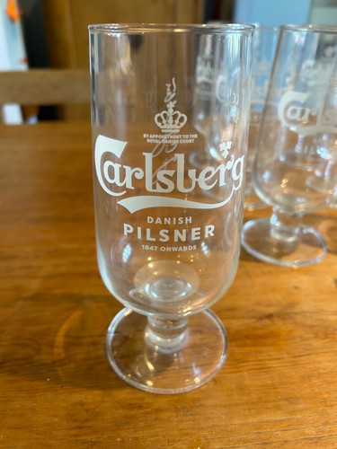 Carlsberg pilsner pint glass - carlsberg,