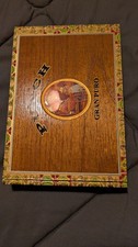 Empty Wooden Cigar Box PUNCH