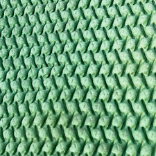 Green Rubber Waffle Carpet Underlay - Tredaire Xtra - 15m2 Roll - 8.25mm Thick