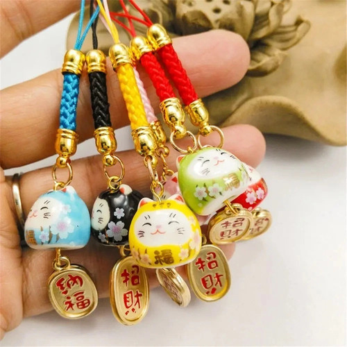Lucky cat phone strap - cat,