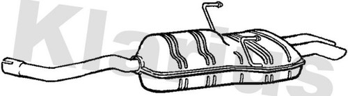 Klarius rr323v rear - rr323v, muffler