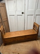 Large Antique Pine Bench