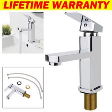 Bathroom Mixer Taps Basin Tap Chrome Wash Sink Mono Lever Modern High Quality