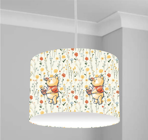 Winnie the pooh cottage floral - winnie,