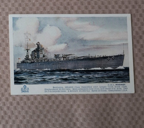 Navy ww2 s rodney - -, h.m.s.