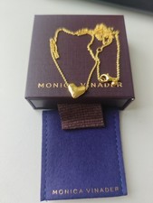 Monica Vinader Yellow Gold Vermeil Necklace Brand New small