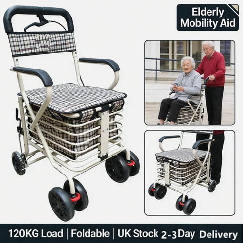 Walk rest folding 6 wheel - &,