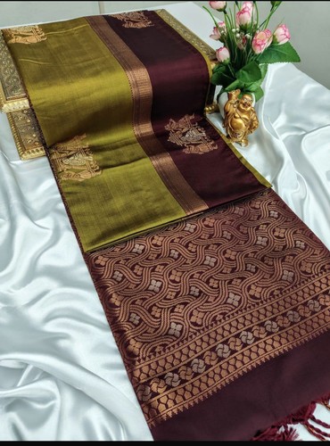 Royal premium silk saree - royal,