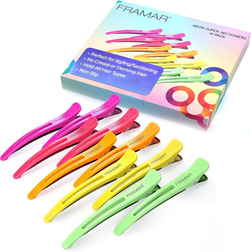 Neon sectioning hair clips for - sectioning,