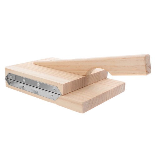 Pizza dough press - wooden,