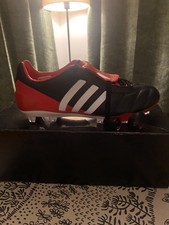 NEW Official Adidas Predator Mania Football Boots Black Red UK 7.5 / US 8