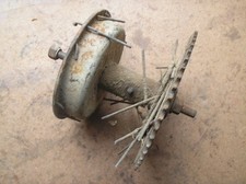 Greeves DOT Cotton Villiers British hub ? rear wheel hub 6" drum 36 spokes USED