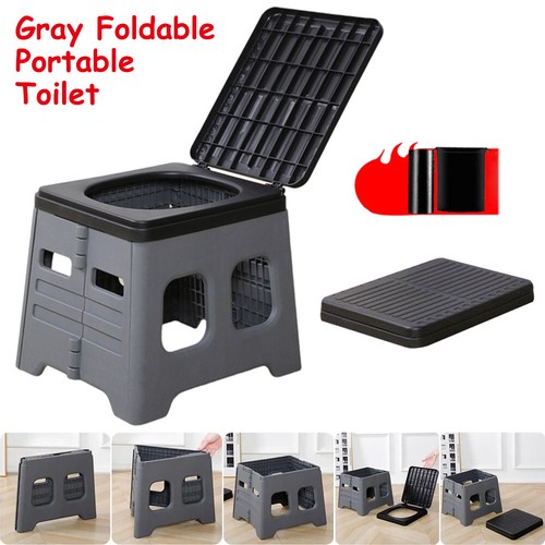 Portable folding toilet - portable, car