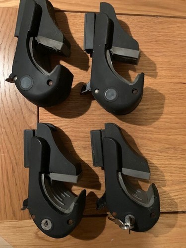 Lockable aluminium roof rack - aluminium,