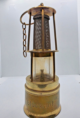 Vintage german brass miner - vintage,