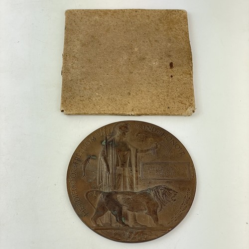 Antique ww1 bronze death - ww1,