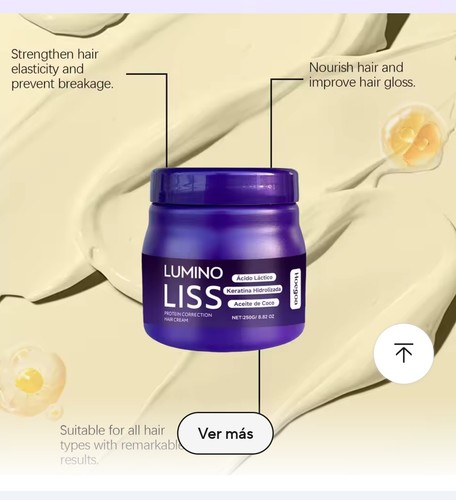 Keratin hair cream