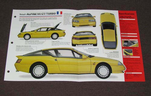 1985 1990 renault alpine gt - renault,